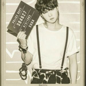 Wanted Min yoongi Poster Art Print