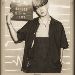 Vintage Wanted Jung Hoseok Poster